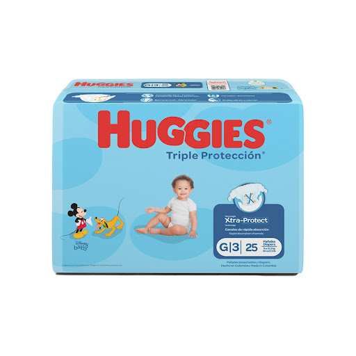 [861] HUGGIES PAÑAL TRIPLE PROTECCION TALLA G X20UNID
