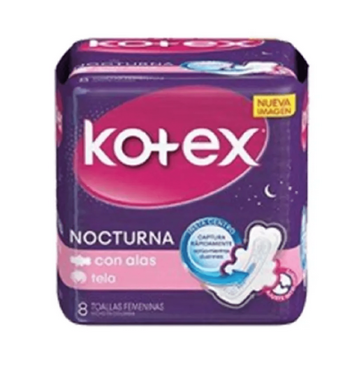 [902] TOALLAS KOTEX FEM NOCTURNA X8UND 