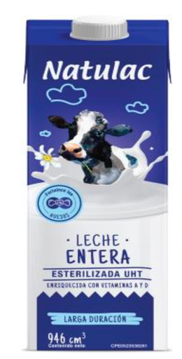 [407] LECHE ENTERA NATULAC 946cc UND  