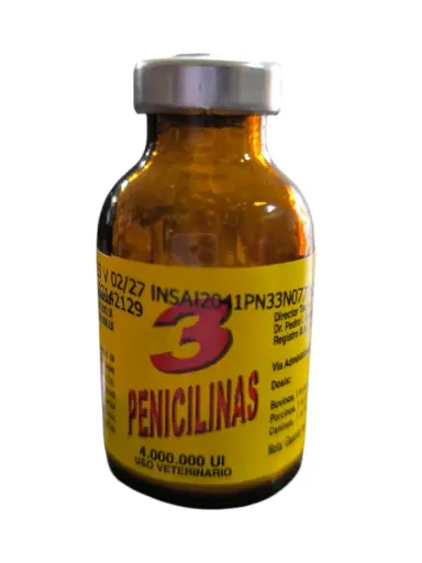 [742] 3 PENICILINAS 4 MILLONES U.I 20ML