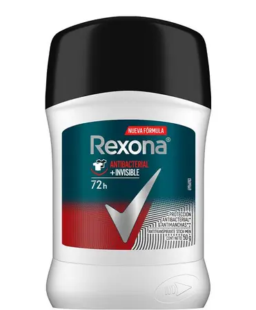 [953] DESODORANTE REXONA BARRA ANTIBACTERIAL CABALLERO X50GR  