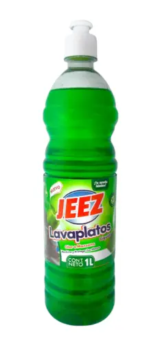 [645] LAVAPLATOS LIQUIDO JEEZ MANZANA 1L