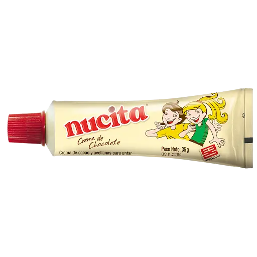 [982] NUCITA TUBITO CHOCOLATE 35GR 1X12