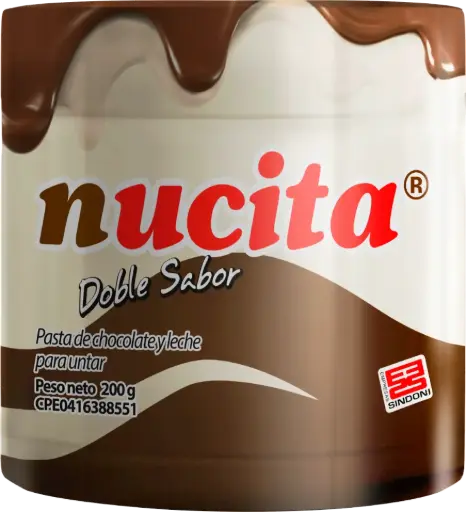 [430] NUCITA DOBLE SABOR V.PLASTICO 200gr UND
