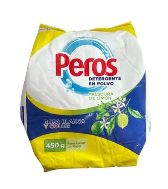 [869] PEROS DETERGENTE EN POLVO LIMON 450GR