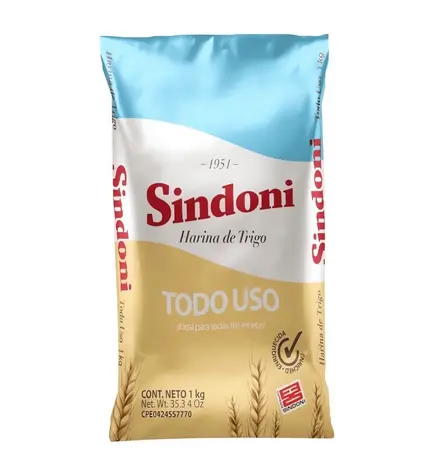 [638] HARINA DE TRIGO TODO USO SINDONI 900gr UND