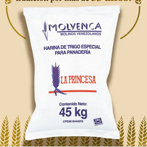 [736] HARINA DE TRIGO PANADERIA PRINCESA 45Kg SACO 